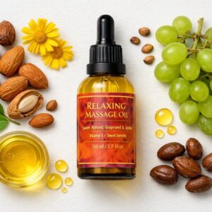 Relaxing massage oil