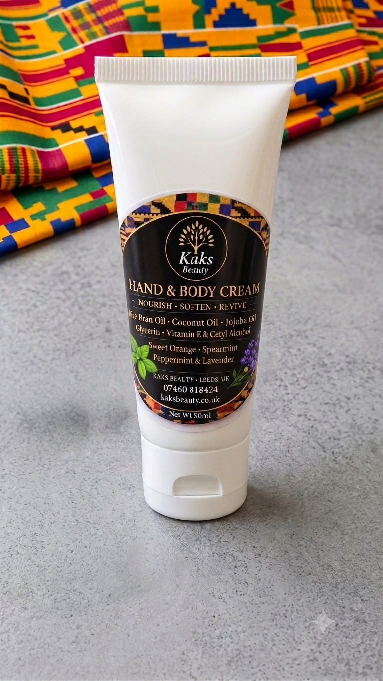 Hand & Body Cream (fragrance: citrus mint blend) 50ml - Image 2